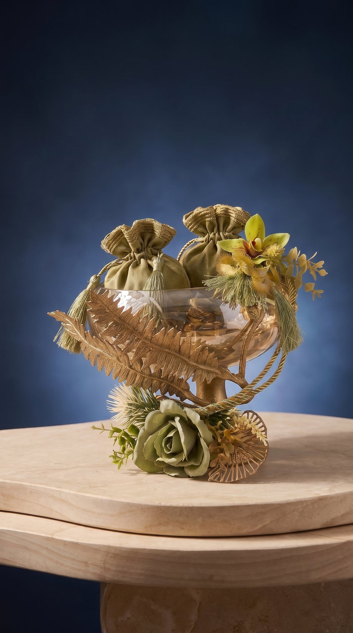 Crystal Bowl Hamper