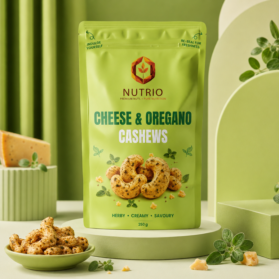 Cheese and Oregano Cashews